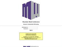 Tablet Screenshot of mwc-wb.officiating.com