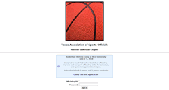 Desktop Screenshot of houstonref.officiating.com