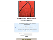 Tablet Screenshot of houstonref.officiating.com
