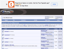 Tablet Screenshot of forum.officiating.com
