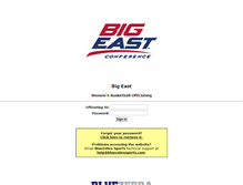 Tablet Screenshot of bigeast-wb.officiating.com
